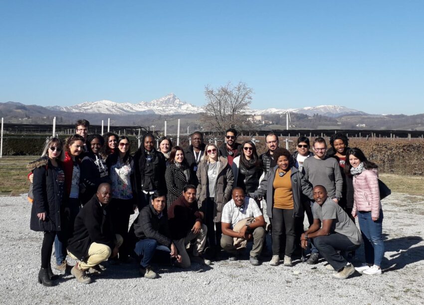 Un gruppo di studenti internazionali in visita a Fondazione Agrion