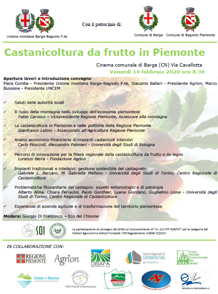 14/02/2020 – Convegno “Castanicoltura in Piemonte” (Barge CN)