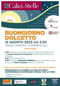 Buongiorno Dolcetto - 15 Agosto 2023 @ Tenuta Cannona - Carpeneto (AL)