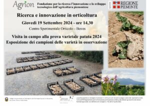 19/09/2024 - Ricerca e innovazione in orticoltura @ Centro Sperimentale Orticolo - Boves