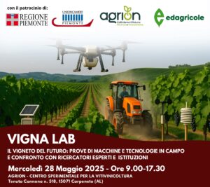 28/05/2025 VIGNA LAB- IL VIGNETO DEL FUTURO: DALLA RICERCA AL CAMPO @ Fondazione Agrion