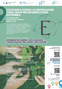 10/06/2025 - COLTIVARE IL FUTURO: LE CERTIFICAZIONI COME CHIAVE PER UN'AGRICOLTURA SOSTENIBILE @ Fondazione Agrion