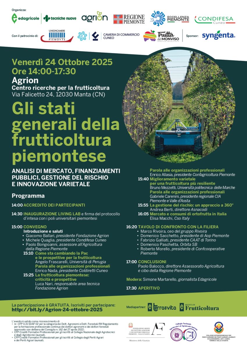 Stati Generali della Frutticoltura in Piemonte