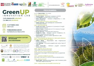 15/10/2026 - Green UP INNOVATION LAB @ Fondazione Agrion